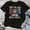 5Th Grade Level Unlocked Back To School First Day Gamer Unisex T-shirt