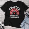 Amistad House Of Friendship Boho Heart Rainbow Unisex T-shirt