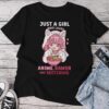 Anime Ramen Sketching Just A Girl Who Loves Anime Sketching Unisex T-shirt