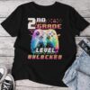 Back To School 2Nd Grade Boys Gamer First Day School Level Unisex T-shirt