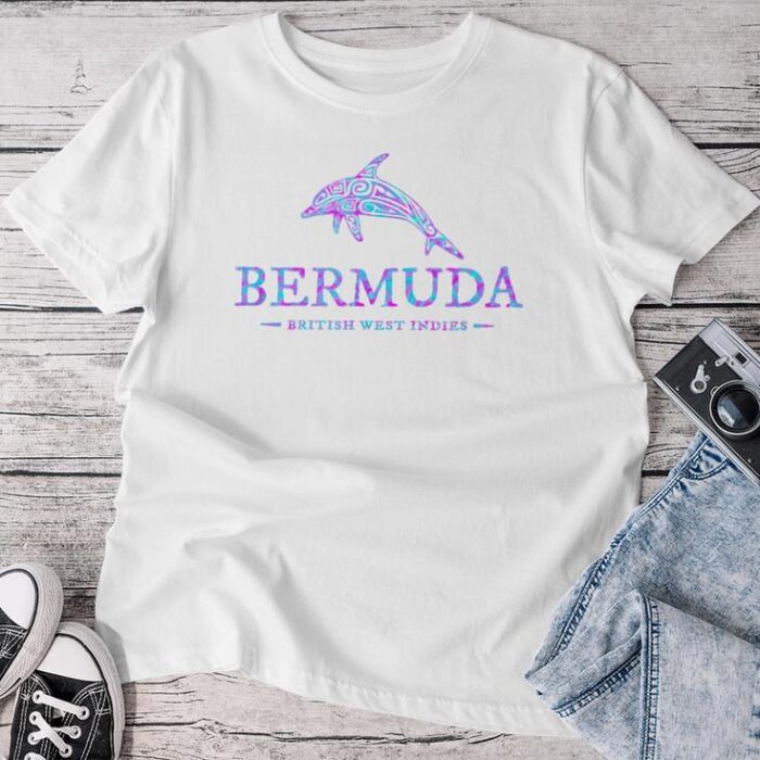 Bermuda Dolphin Girls Boys Toddler Souvenir Womens Unisex T-shirt