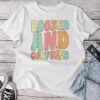 Boozed And Confused Groovy Floral Bachelorette Matching Unisex T-shirt