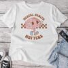 Brain Mental Health Matters Retro Groovy Mental Health Unisex T-shirt