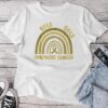 Childhood Be Bold Go Gold Childhood Cancer Awareness Rainbow Unisex T-shirt