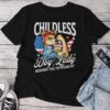 Childless Dog Lady Against Patriarchy Feminist Dog Owner Unisex T-shirt