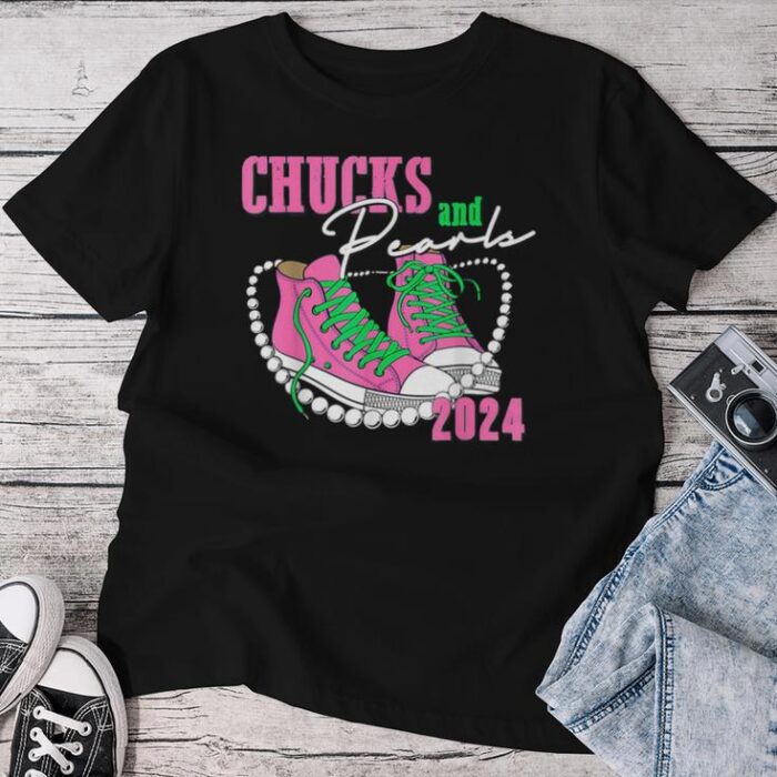 Chucks And Pearls 2024 Voting 2024 Unisex T-shirt