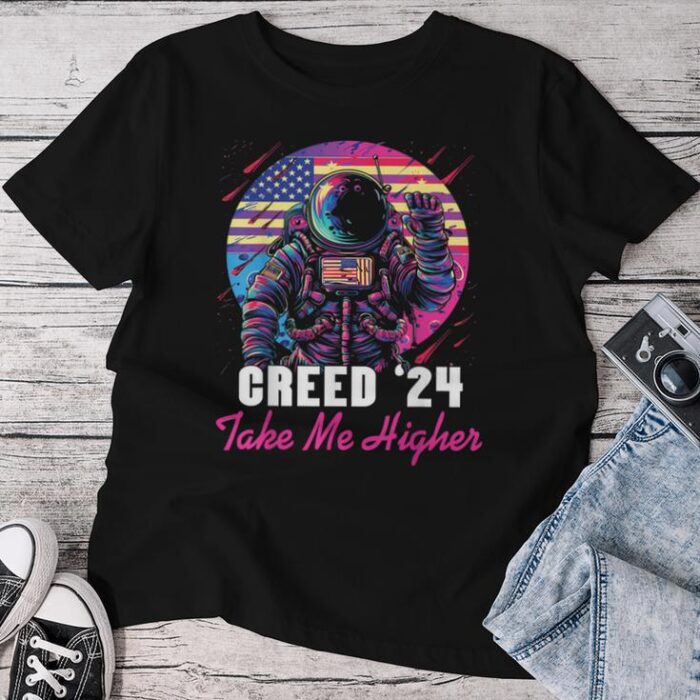 Creed '24 Take Me Higher American Astronaut Unisex T-shirt