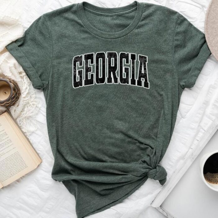 Georgia Ga Vintage Varsity Style Sports Girls Unisex T-shirt