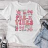 Girls Pre-K Vibes Coquette Bow Back To School Teacher Prek Unisex T-shirt