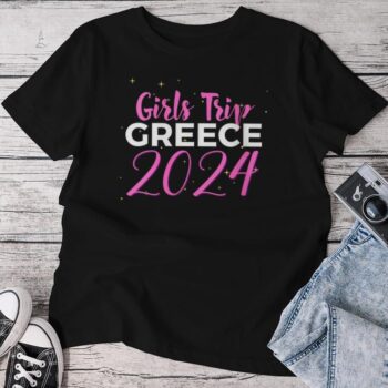 Girls Trip Greece 2024 Weekend Birthday Unisex T-shirt