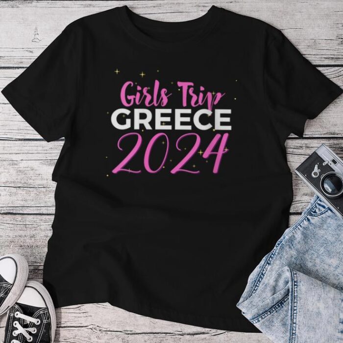 Girls Trip Greece 2024 Weekend Birthday Unisex T-shirt