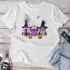 Gnomes Ghost Scary Gnome Autumn Pumpkin Halloween Men Unisex T-shirt