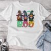 Groovy Boo Gnomes Jack O Lantern Spooky Halloween Unisex T-shirt