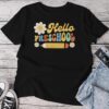 Groovy Hello Preschool Back To School Boys Girls Teachers Unisex T-shirt