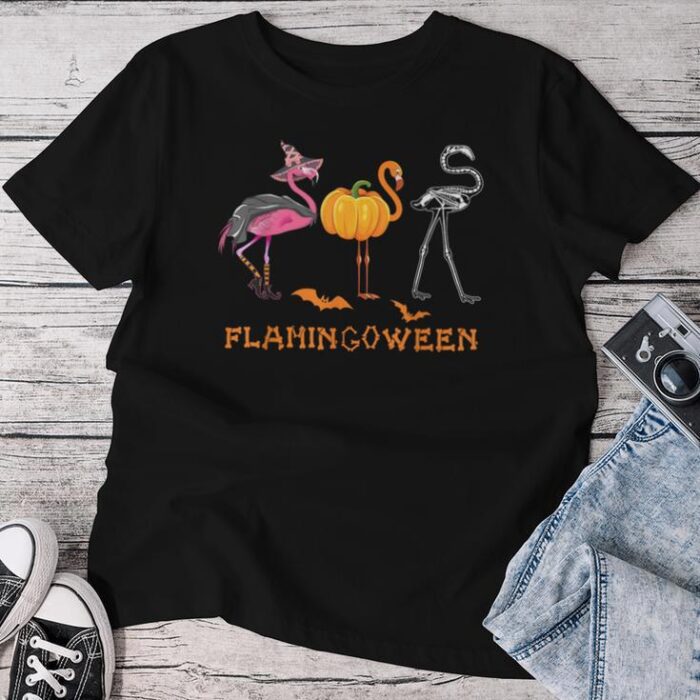 Halloween Flamingo Costume Flamingoween Unisex T-shirt