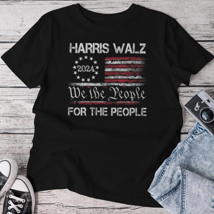 Harris Waltz 2024 For The People Kamala Harris Tim Waltz Unisex T-shirt