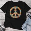 Hippie Peace Sign Groovy Flower 60S 70S Retro Outfit Unisex T-shirt