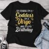 Im A Virgo Goddess Queen Its My Birthday Season Zodiac Unisex T-shirt