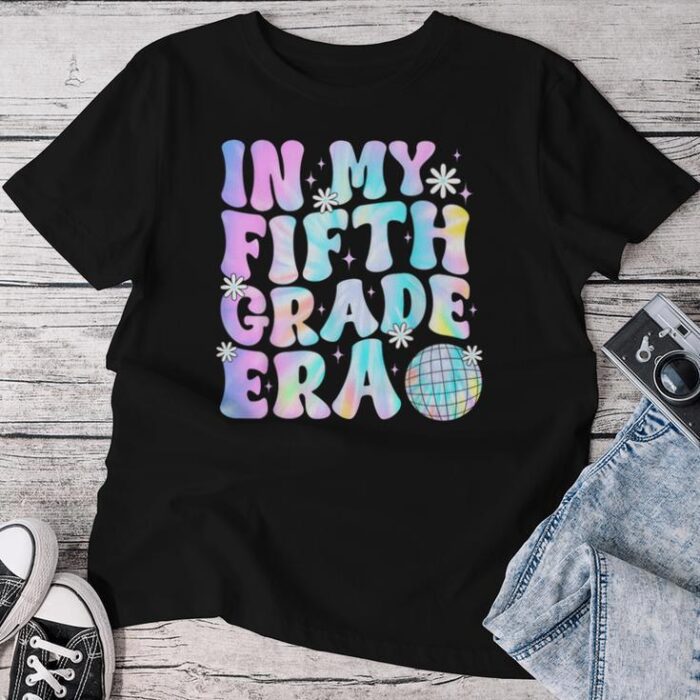 In My Fifth Grade Era Back To School 5Th Grade Boys Girls Unisex T-shirt