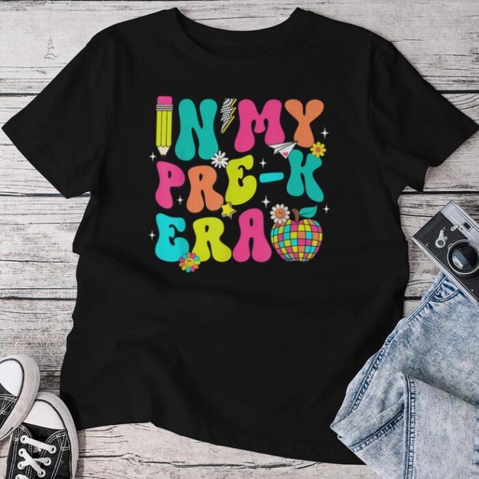 In My Pre-K Era Back To School First Day Of School Boy Girl Unisex T-shirt