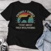 Irish Greyhound Dogs Mom Proudly Owned By An Irish Wolfhound Unisex T-shirt