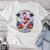 It's 5 O'clock Somewhere Flamingo Beach Vacation Drinking Unisex T-shirt