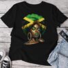 Jamaican Black Woman Melanin Jamaican Girls Afro Unisex T-shirt