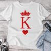 King Of Hearts Halloween King & Queen Matching Couple Unisex T-shirt