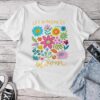 Let Kindness Bloom Be Kind Flowers Mental Health Matters Unisex T-shirt