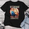 Never Underestimate The Power Of A Grandma Who Votes Graphic Unisex T-shirt