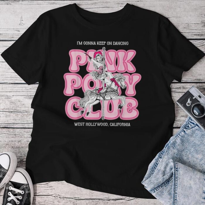 Pink Pony Club Groovy Girls Birthday Cowgirl For Unisex T-shirt