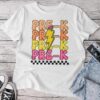 Pre-K Lightning Bolt Pencil Retro Teacher Boys Girls Unisex T-shirt