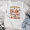 Retro Fall In Love Learning Teacher Pumpkin Spooky Teacher Unisex T-shirt