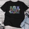 Retro Flower Harm Reduction Healthcare Overdose Awareness Unisex T-shirt