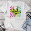 Retro Third Grade Teacher Team Lightning Bolt Checkered 90S Unisex T-shirt