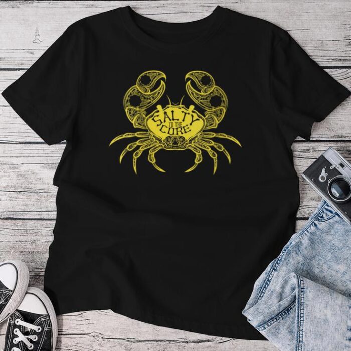 Salty To The Core Crab Unisex T-shirt