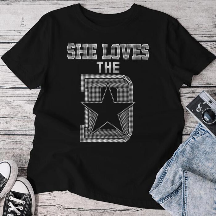 She Loves The D Dallas Girls Unisex T-shirt