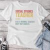 Social Studies Teacher Definition For Men Unisex T-shirt