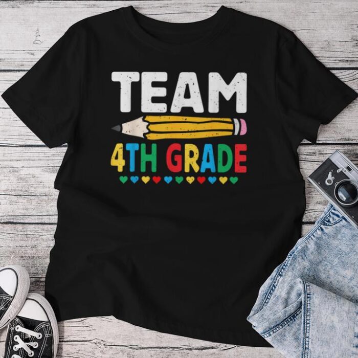 Team 4Th Grade Teacher 4Th Grade Team Teacher School Grade Unisex T-shirt