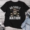 Vintage No Shoes No Nation Sayings Shoes Unisex T-shirt