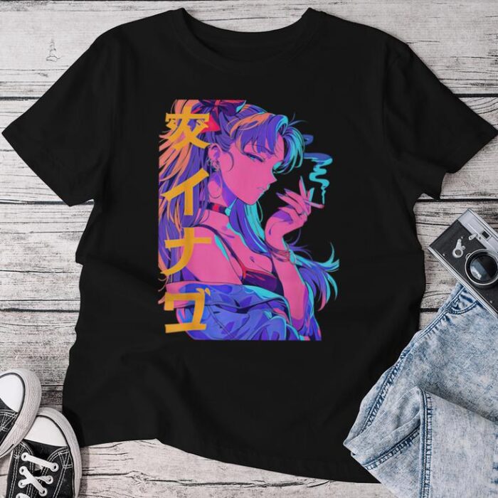 Waifu Anime Horror Girl Aesthetic Unisex T-shirt