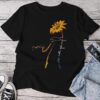 We Are Not Going Back Cute Cat Sunflower Kamala-Harris Unisex T-shirt