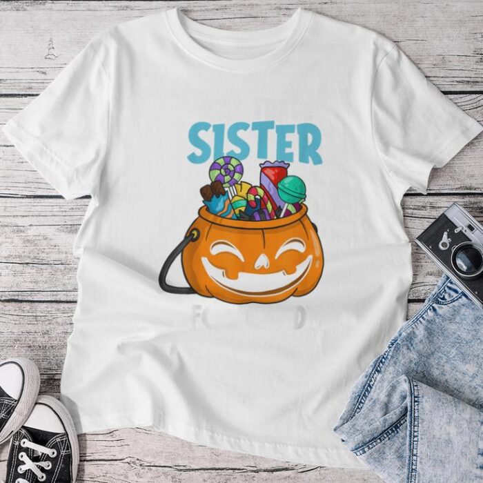 Will Trade Sister For Candy Matching Halloween Brother Boys Unisex T-shirt