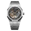 Audemars Piguet Royal Oak 41Mm Double Balance Wheel Openworked Stainless Steel Slate Gray Dial 15407St.Oo.1220St.01