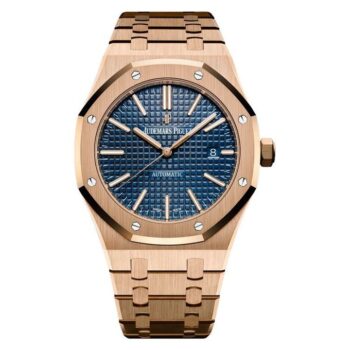 Audemars Piguet Royal Oak 41mm Full Rose Gold Blue Dial
