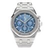 Audemars Piguet Royal Oak Chronograph 38Mm White Gold Light Blue Dial 26317Bc