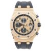Audemars Piguet Royal Oak Offshore Chronograph 26470OR.OO.A002CR.01 Rose Gold Pink Dial on Rubber Strap
