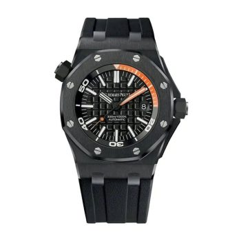Audemars Piguet Royal Oak Offshore Diver Black 42Mm Watch 15707Ce