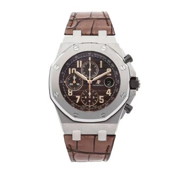 Audemars Piguet Royal Oak Offshore Selfwinding Chronograph 42Mm Brown Dial Watch