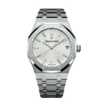 Audemars Piguet Royal Oak Self-Winding Stainless Steel 41Mm Silver Dial